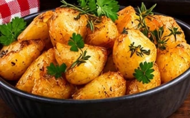 Pommes de terre rôties aux herbes